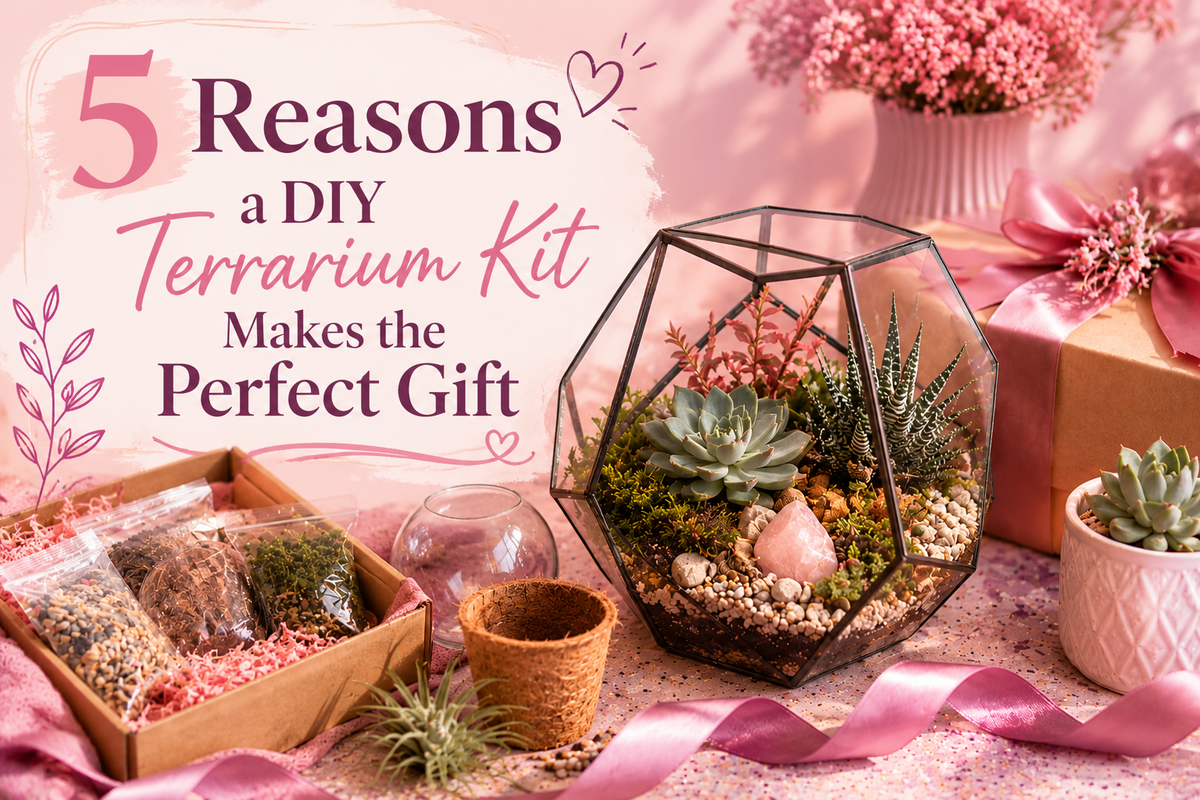 5 Reasons a DIY Terrarium Kit Makes the Perfect Gift
