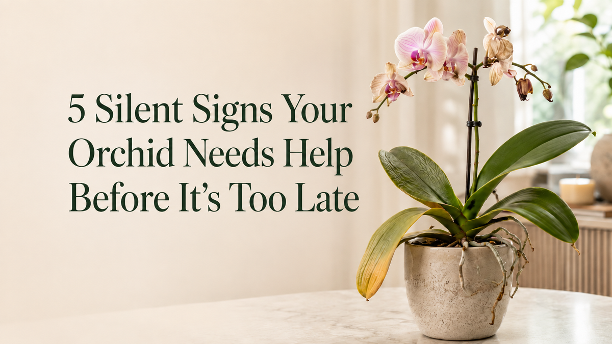 5 Silent Signs Your Orchid Needs Help Before It Is Too Late