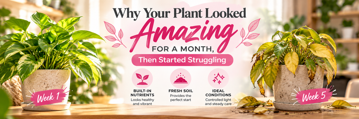 Why Your Plant Looked Amazing for a Month, Then Started Struggling