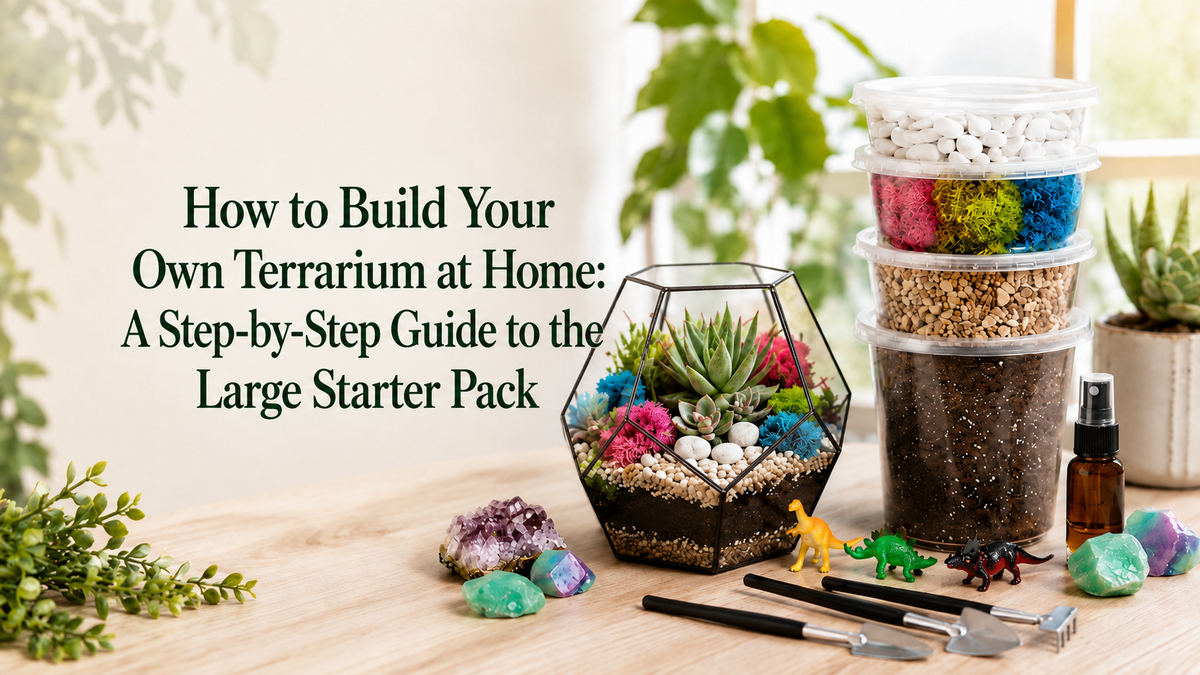 How to Build Your Own Terrarium at Home: A Step-by-Step Guide to the Large Starter Pack