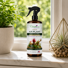 Load image into Gallery viewer, Creations by Nathalie Air Plant Food Spray, Ready-to-Use Liquid Plant Food for Air Plants &amp; Bromeliads, Indoor Fertilizer, 8 Fl Oz
