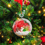 4" Glass Globe Holiday Ornament Terrarium Kit - Creations by Nathalie