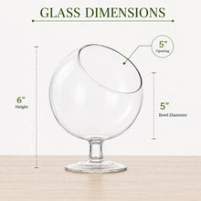 Load image into Gallery viewer, Chalice Glass Terrarium: Modern Succulent Planter Vase, DIY Gift