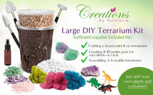 Load image into Gallery viewer, Large DIY Starter Terrarium Kit