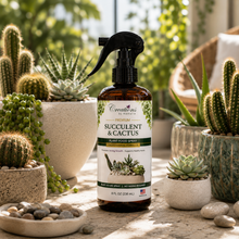 Load image into Gallery viewer, Creations by Nathalie Succulent &amp; Cactus Plant Food Spray, Ready to Use Liquid Plant Food for Indoor Plant Food, House Plant Food, Liquid Fertilizer for Succulent Plants &amp; Cactus, 8 Fl Oz