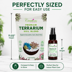 Terrarium Soil Mix & Plant Food Bundle — Well-Draining Potting Soil for Succulents, Cactus, Aloe & Indoor Plants
