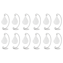 Load image into Gallery viewer, Hanging Teardrop Glass Terrarium with Stand: Air Plant &amp; Succulent Holder