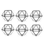 Geometric Glass Terrarium — Modern Tabletop Succulent Planter for Air Plants, DIY Terrarium Kits, Home & Office Decor