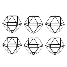 Load image into Gallery viewer, Geometric Glass Tabletop Terrarium: Modern Succulent Planter