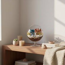 Load image into Gallery viewer, Chalice Glass Terrarium: Modern Succulent Planter Vase, DIY Gift