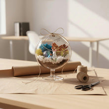 Load image into Gallery viewer, Chalice Glass Terrarium: Modern Succulent Planter Vase, DIY Gift