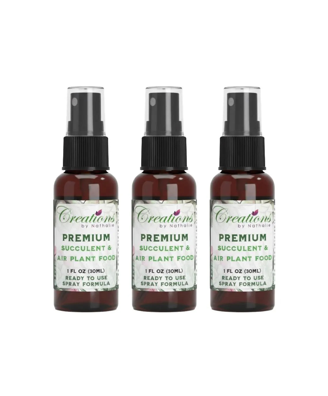 Succulent & Air Plant Fertilizer Spray — Ready-to-Use Liquid Plant Food for Terrariums, Indoor Plants & DIY Kits
