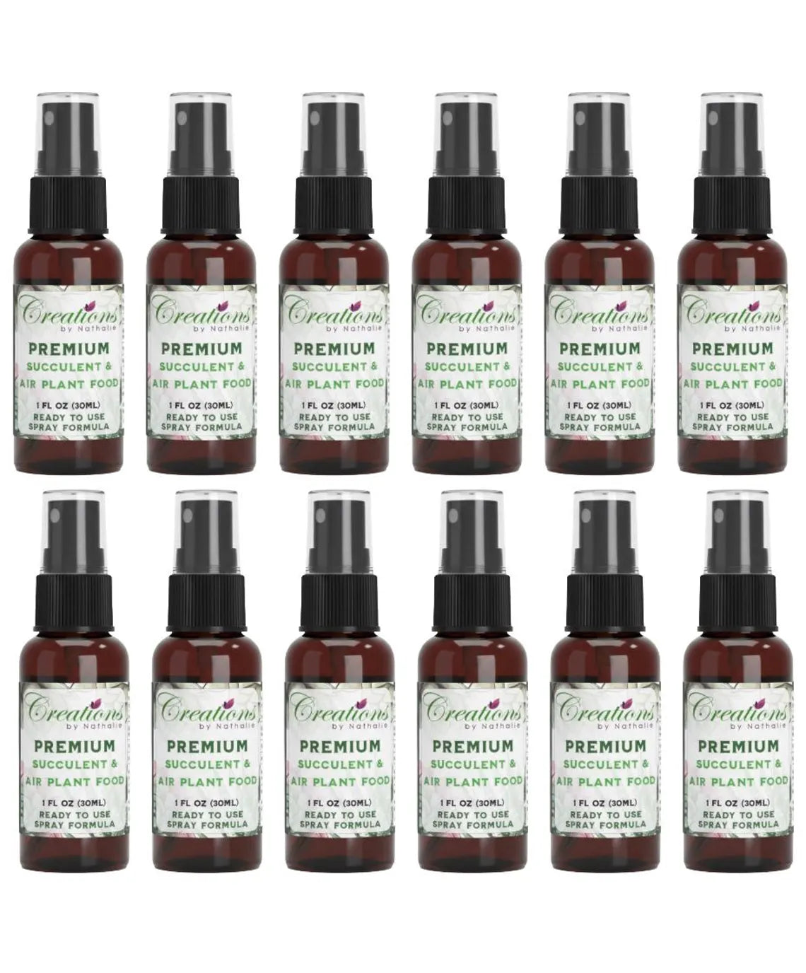 Succulent & Air Plant Fertilizer Spray — Ready-to-Use Liquid Plant Food for Terrariums, Indoor Plants & DIY Kits