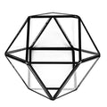 Geometric Glass Terrarium — Modern Tabletop Succulent Planter for Air Plants, DIY Terrarium Kits, Home & Office Decor